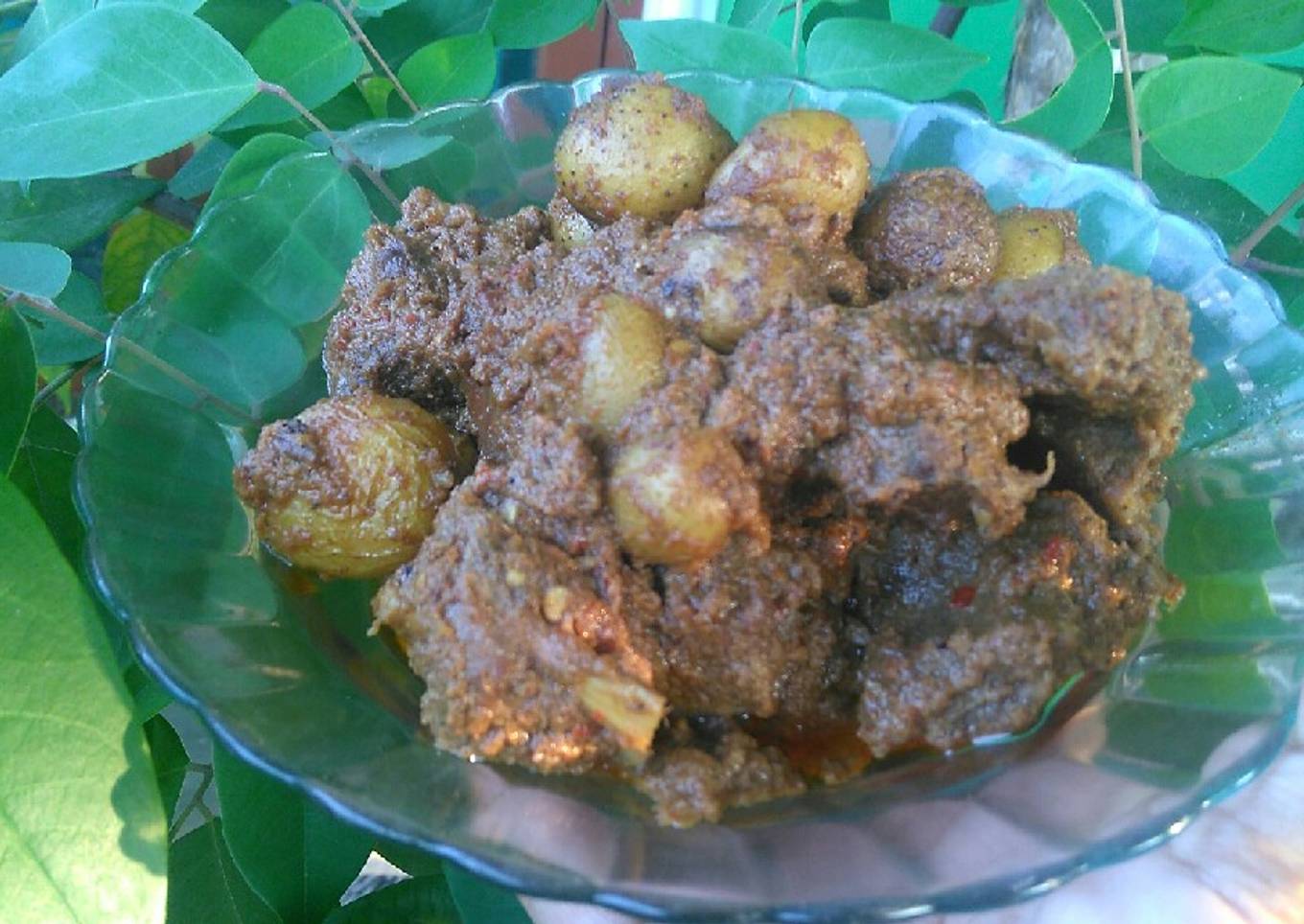 Rendang sapi pemula