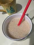 Batido  Almendras-banana-maca (smoothie)
