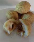 Bombas de papa rellenas de carne 😋