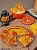 Labu Butternut Garlic Cream Cheese Galette (Danish Pastry Edisi Halloween)