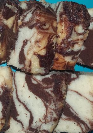 Foto resep Cake marmer putih telur
