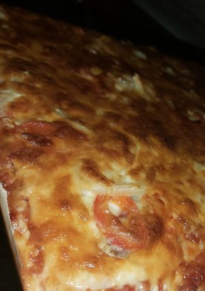 🍕Házi sörös 🍺 pizzatészta, pizzaszósszal 🍕 recept fotója