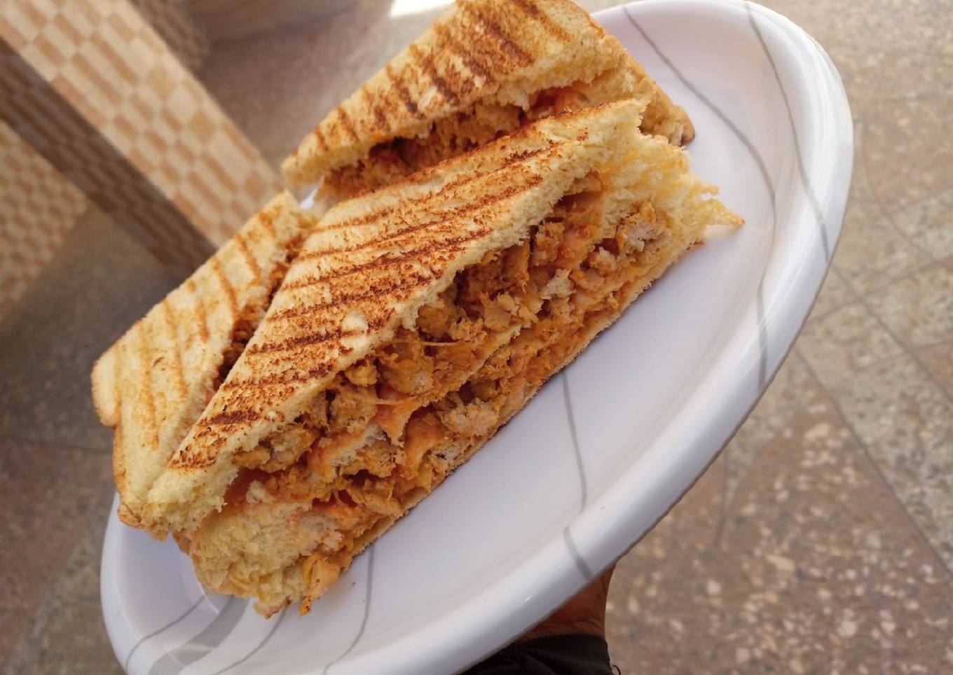 Spicy chicken sandwich