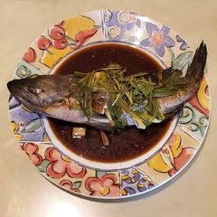 A picture of Steamed Grouper (Simple way).