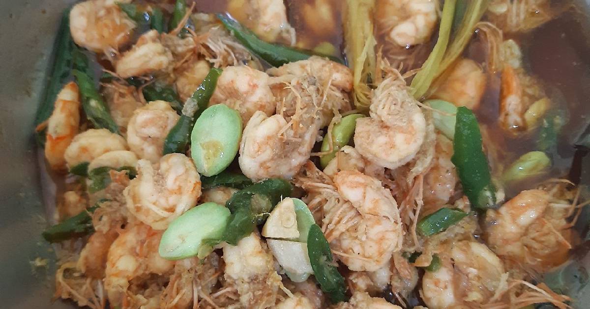 11 resep  udang  oseng  batang sereh enak dan sederhana Cookpad