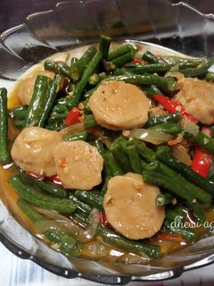 Foto resep Tumis kacang panjang bakso