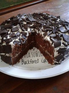Foto resep Blackforest cake