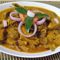 A picture of Sri Lankan Mutton Curry.
