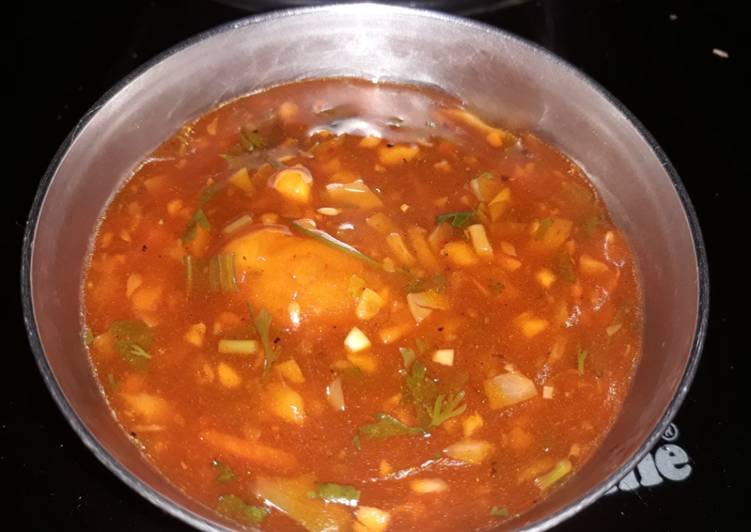 Recipe of Homemade Hot and sour soup