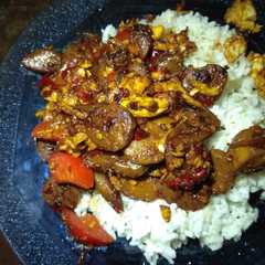 A picture of Nasi gila simple tapi wenakkk tenan.