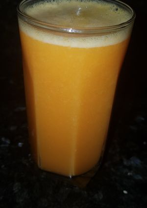 A picture of Pumpkin orange juice.