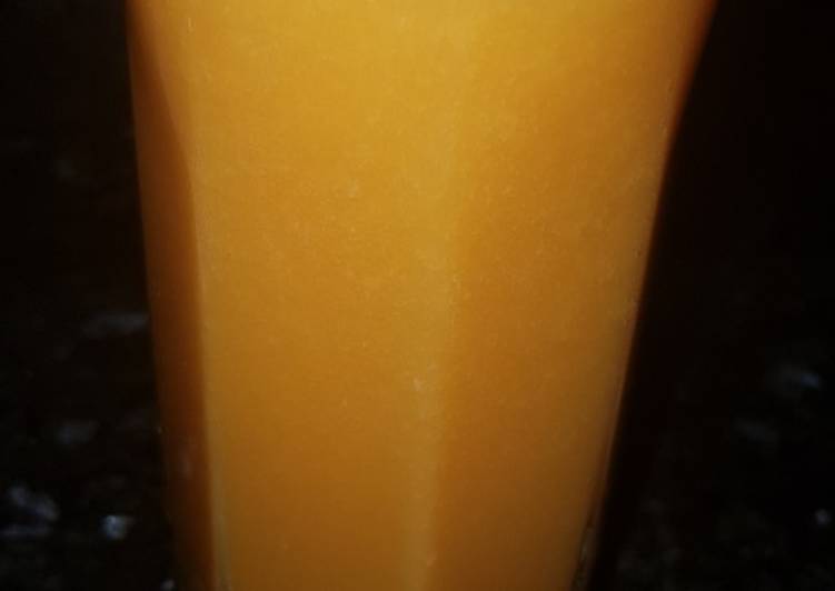 Simple Way to Make Super Quick Homemade Pumpkin orange juice