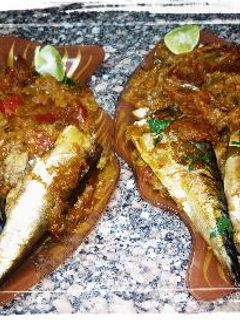 صورة لوصفة ماكريل بالخضار في الفرن😋