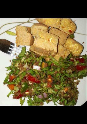 A picture of Awara da salad.