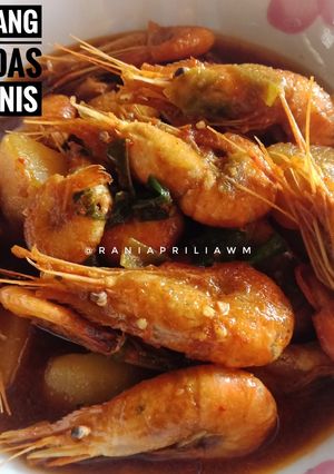 Foto resep Udang Pedas Manis