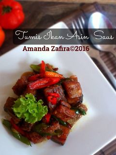 Foto resep Tumis Ikan Asin Saus Tiram
