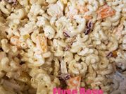 A picture of macaroni and tuna