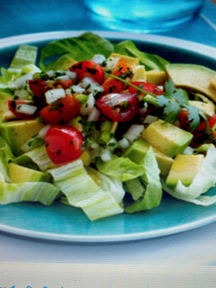 A picture of Mexican Avocado Salad.