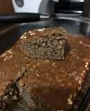 Brownie con plátano y avena