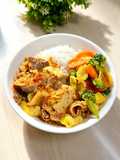 Daging Tahu Kuah Santan