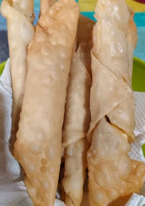 Foto resep Pisang kulit pangsit