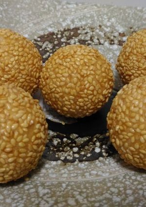 芝麻球 的食譜成品照片