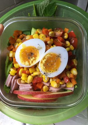 Hình của món Salad Covid - 19.
