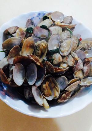 九層塔炒蛤蜊 的食譜成品照片