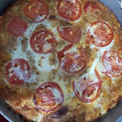 A picture of Quick home made pizza#weekley jikonichallenge.