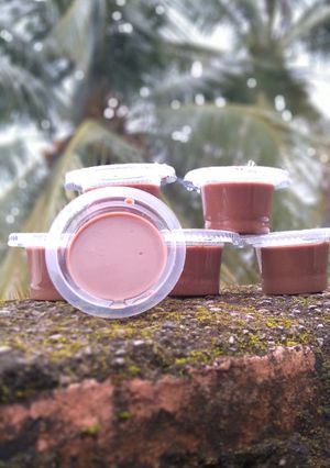 Foto resep Puding susu nyoklat porsi 100
