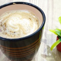 A picture of Best frothy coffee.