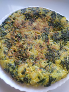 Una foto de Tortilla de espinacas