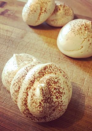 A picture of Soft-Centered Meringues.