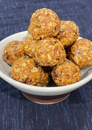 A picture of No-Bake Nutty Energy Balls.