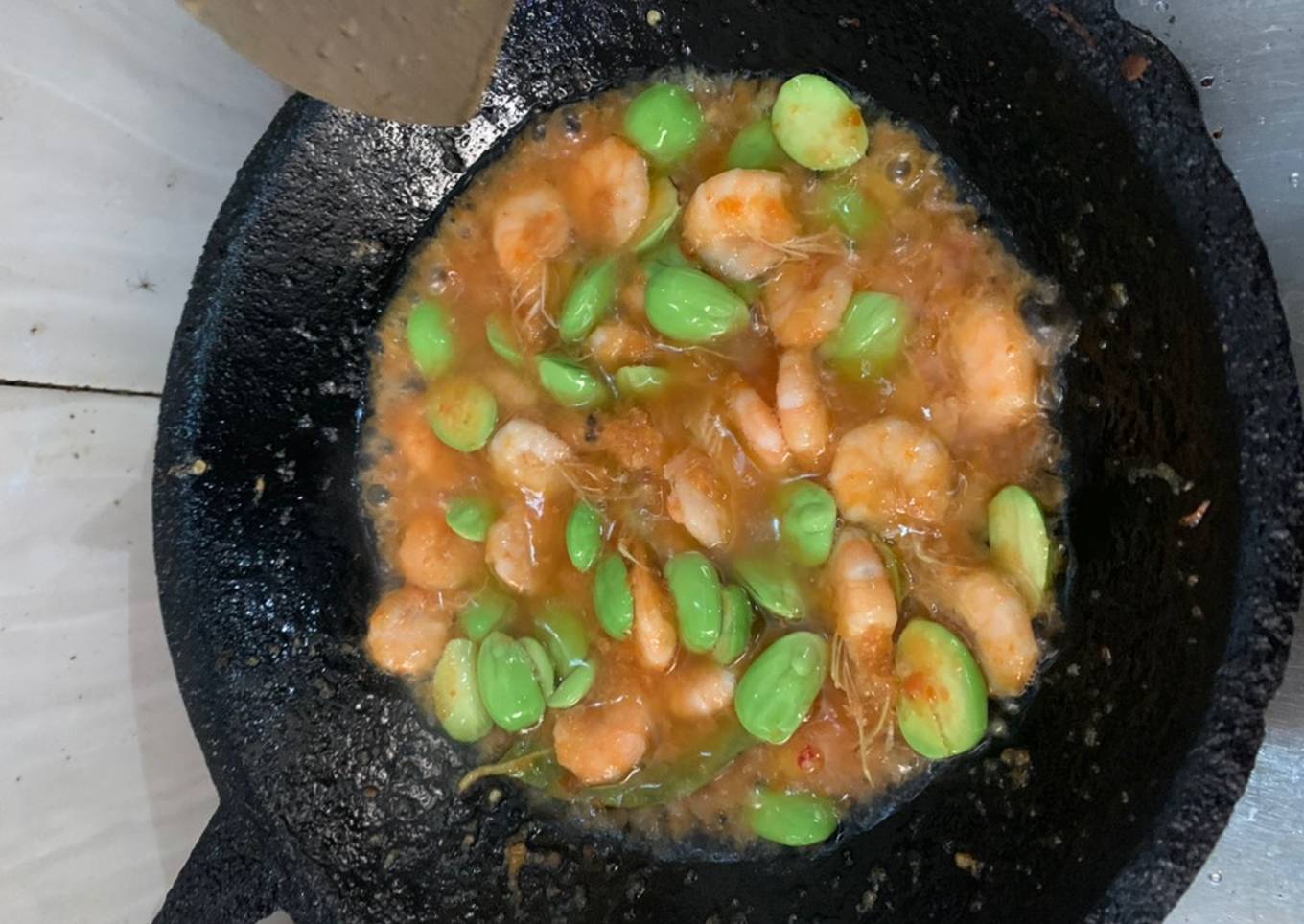 Sambel goreng Pete udang istimewa π
