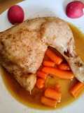 Pollo al Horno con Zanahorias y Hierbas Provenzales