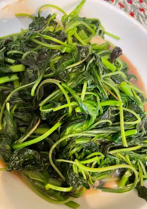 炒紅莧菜 的食譜成品照片