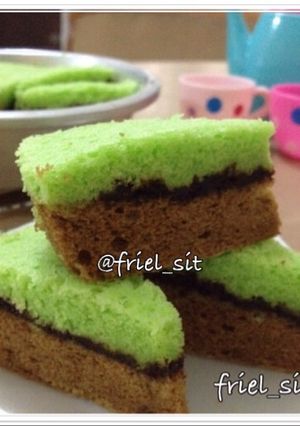Foto resep Brownies pandan kukus
