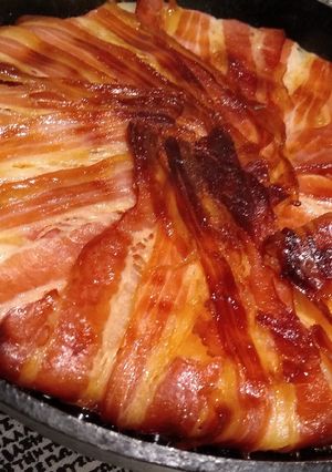 Una foto de Torta de papa y panceta