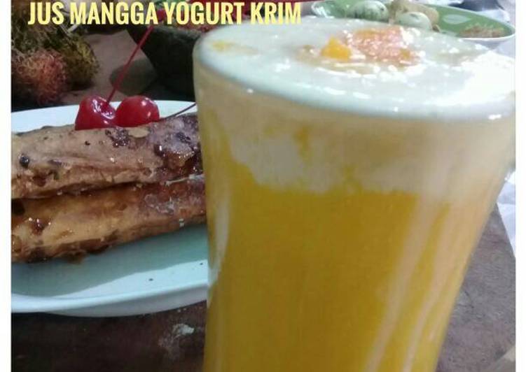 Cara Gampang Menyiapkan Jus Mangga Yogurt Krim yang Lezat