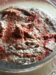Una foto de Hummus de berenjenas