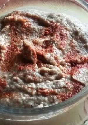 Una foto de Hummus de berenjenas