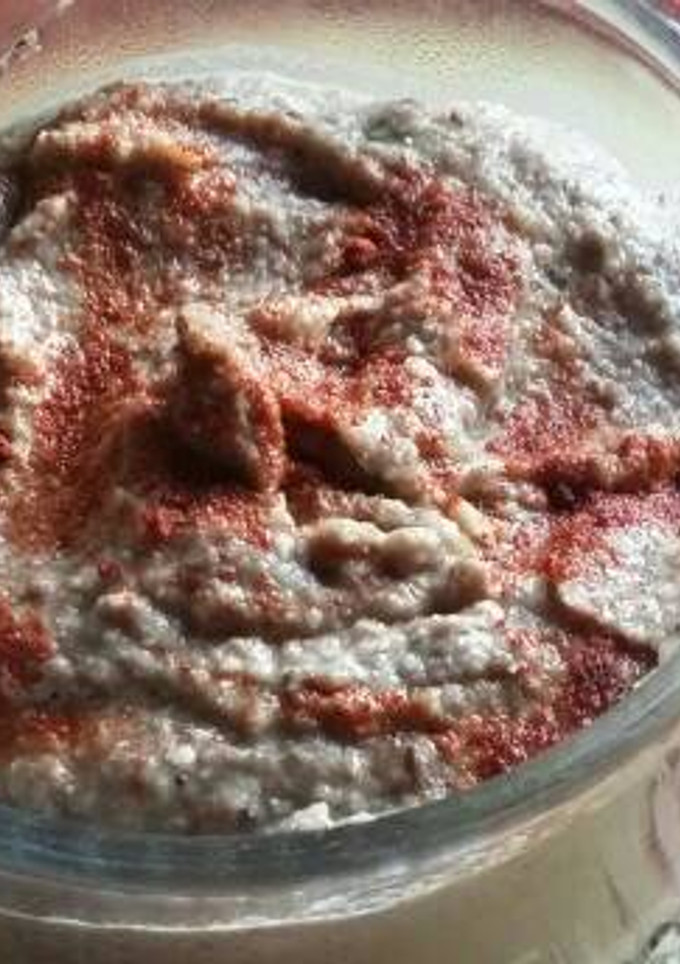 Una foto de Hummus de berenjenas