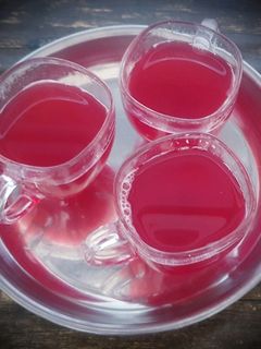 عکسی از دستور چای آلبالو