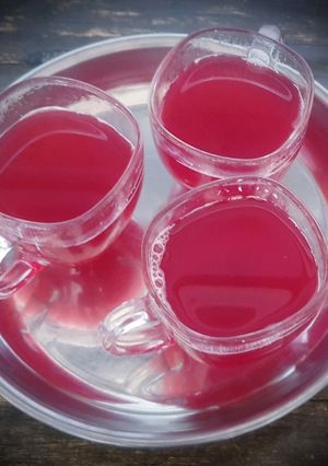 عکسی از دستور چای آلبالو