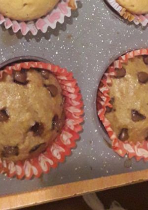 Una foto de Muffins integrales de avena y banana (individual)