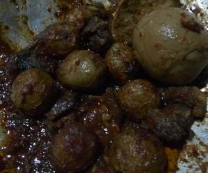 Resep Mudah Krengsengan daging telur kentang Mantul Banget