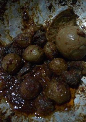 Foto resep Krengsengan daging telur kentang