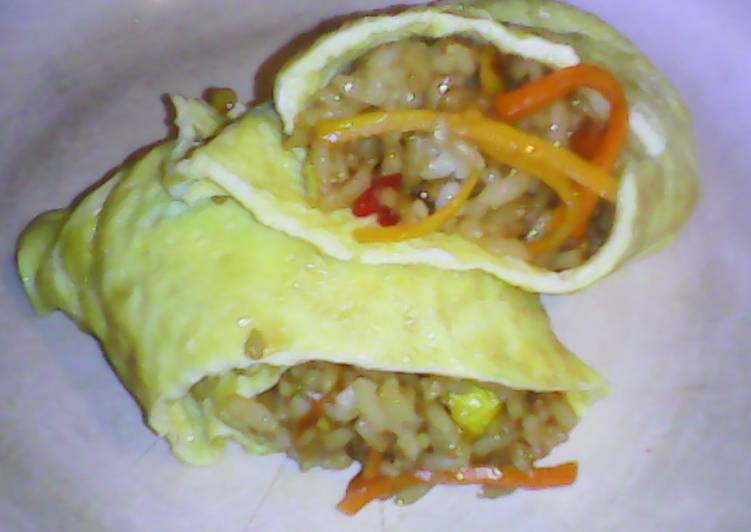 Egg roll isi nasgor