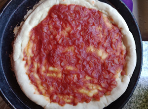 Una foto de Masa para pizza